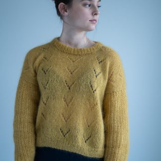  - Bloom Mohair Sweater | Knitting pattern womens sweater - by HipKnitShop - 06/01/2019