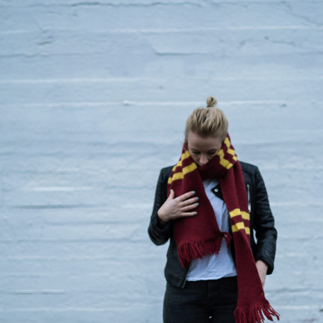  - Harry Scarf | Gryffindor scarf knitting kit - by HipKnitShop - 14/01/2019