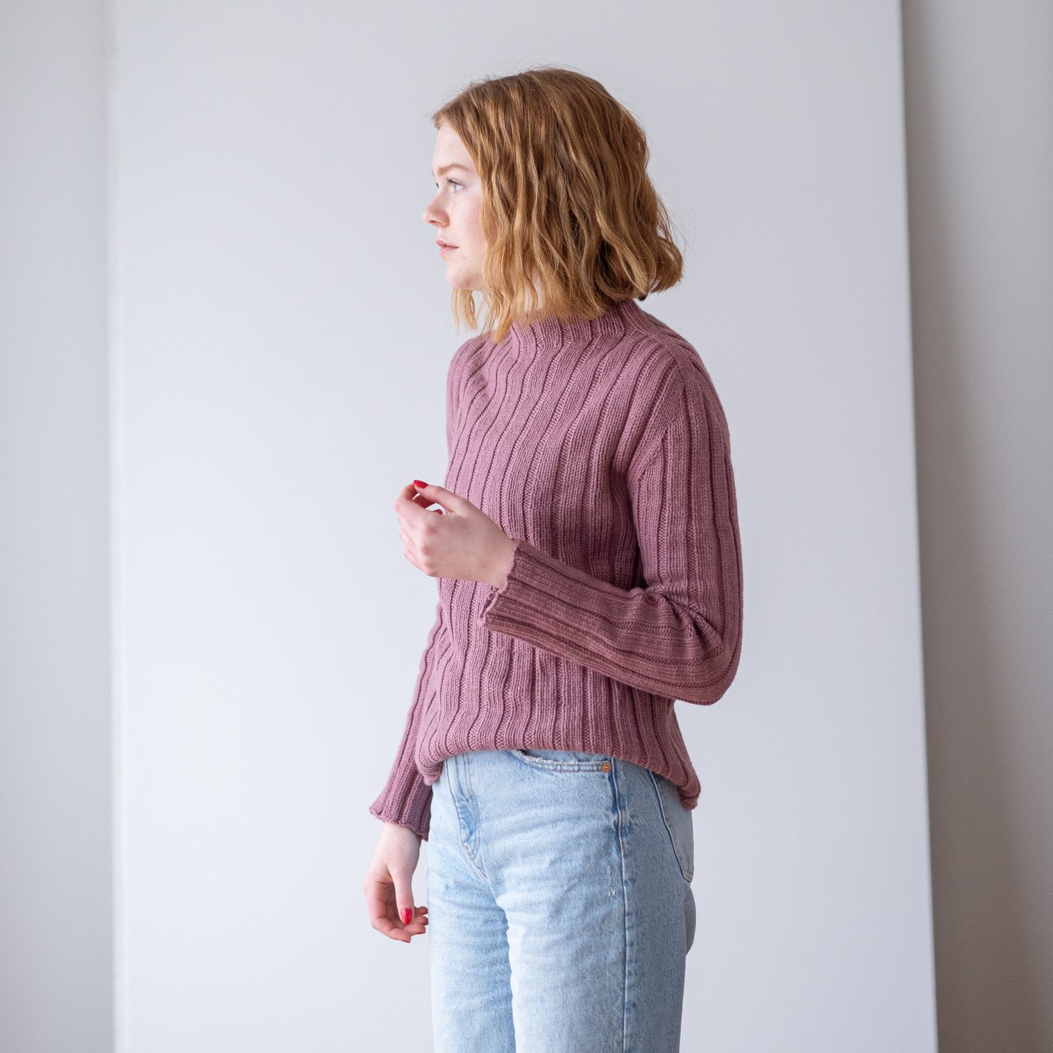 Cést la vie | Womens sweater rib | Knitting pattern - by HipKnitShop