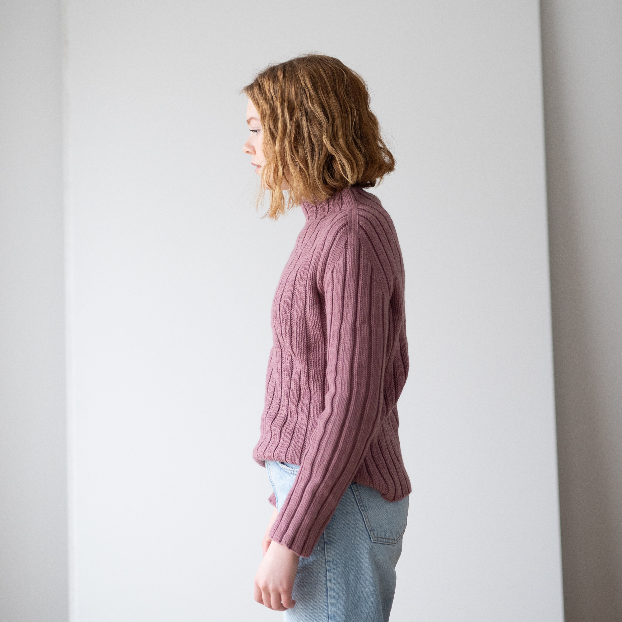  - Cést la vie sweater | Womens ribbed sweater| Knitting kit - by HipKnitShop - 08/03/2021