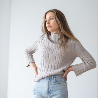  - Cést la vie | Womens sweater rib | Knitting pattern - by HipKnitShop - 08/03/2021