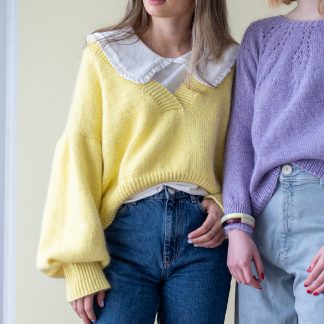  - Luciasweater | Deep V-neck sweater | Knitting kit - by HipKnitShop - 21/02/2021