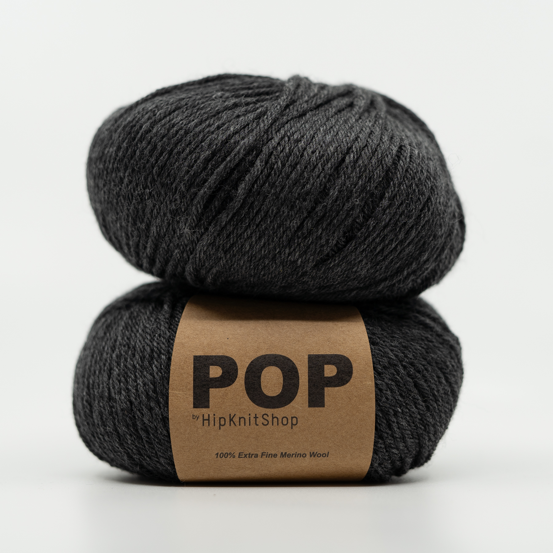  - Groovy dark grey | Pop merino | Grey wool yarn - by HipKnitShop - 26/04/2021