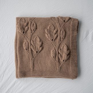  - Oak leaf blanket | Knitted baby blanket | Knitting kit - by HipKnitShop - 20/01/2020