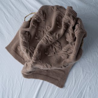  - Oak leaf blanket | Knitted baby blanket | Knitting kit - by HipKnitShop - 20/01/2020