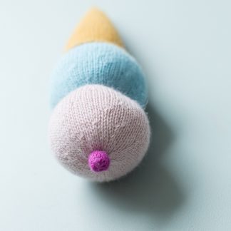  - Knitting pattern Ice cream | Toy knitting patterns- by HipKnitShop - 17/08/2017