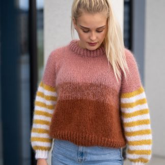 striped sweater women pattern - Springfling knitting booklet | Digital | Knitting patterns - by HipKnitShop - 10/05/2019