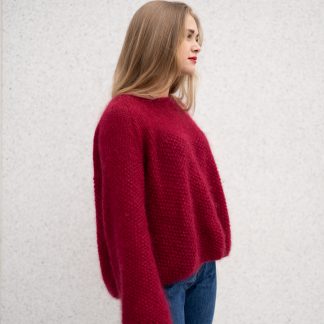  - Abba Sweater | Moss stitch sweater knitting kit- by HipKnitShop - 11/05/2019