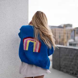 strikkejakke dame mønster - Rainbow jacket | Rainbow jacket pattern - by HipKnitShop - 11/05/2019