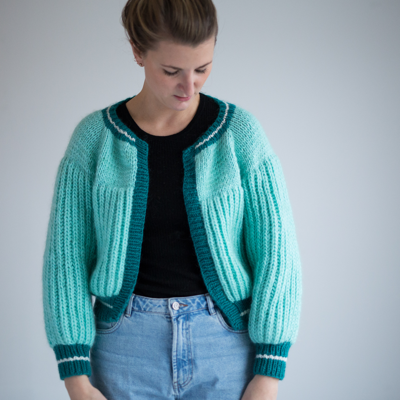  - Groove jacket | Knitting pattern bomber jacket - by HipKnitShop - 17/01/2019