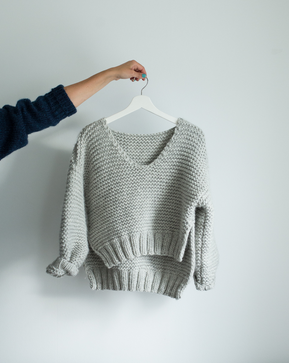 chunky knit sweater