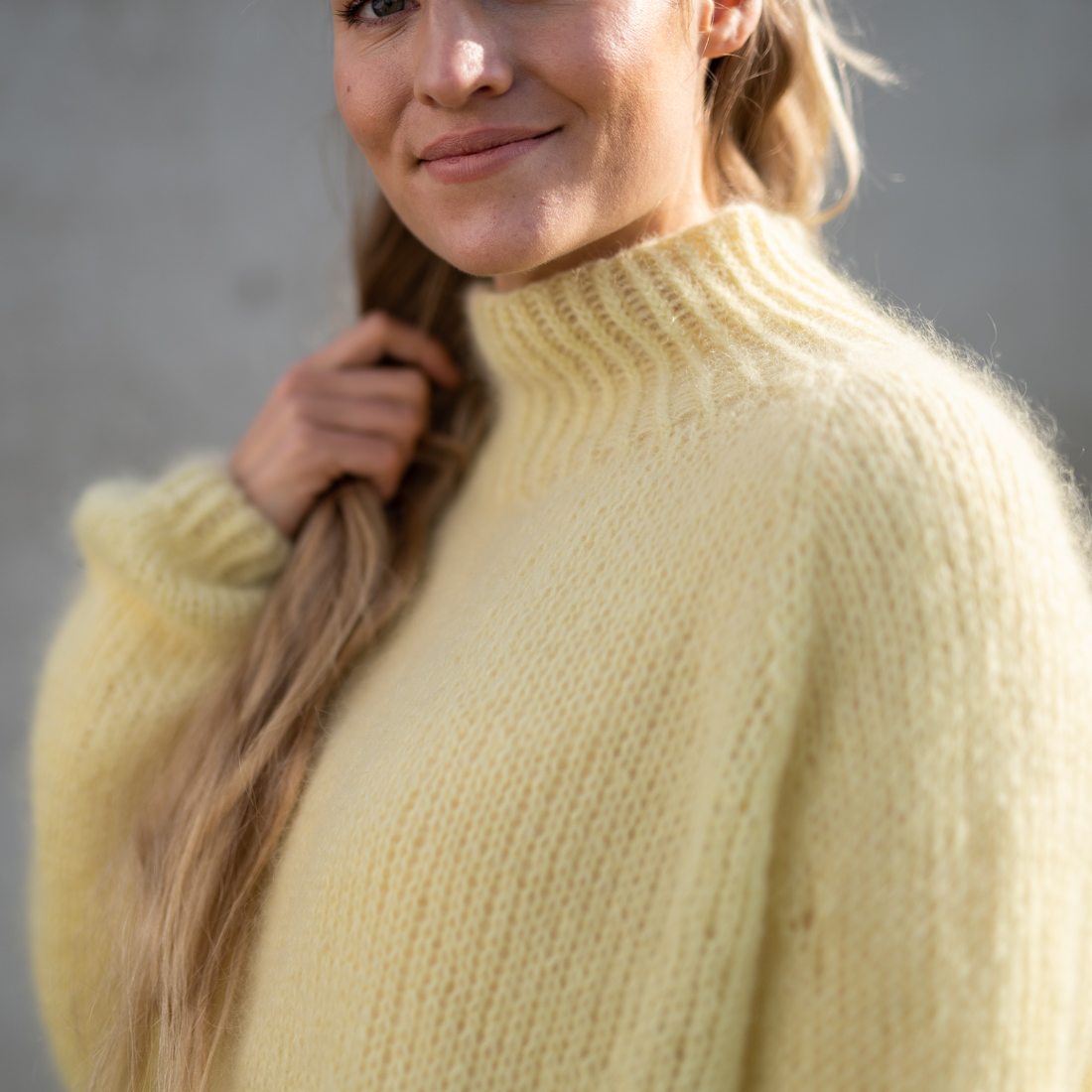  - Lemonade sweater | Turtleneck sweater knitting pattern - by HipKnithop - 09/10/2019