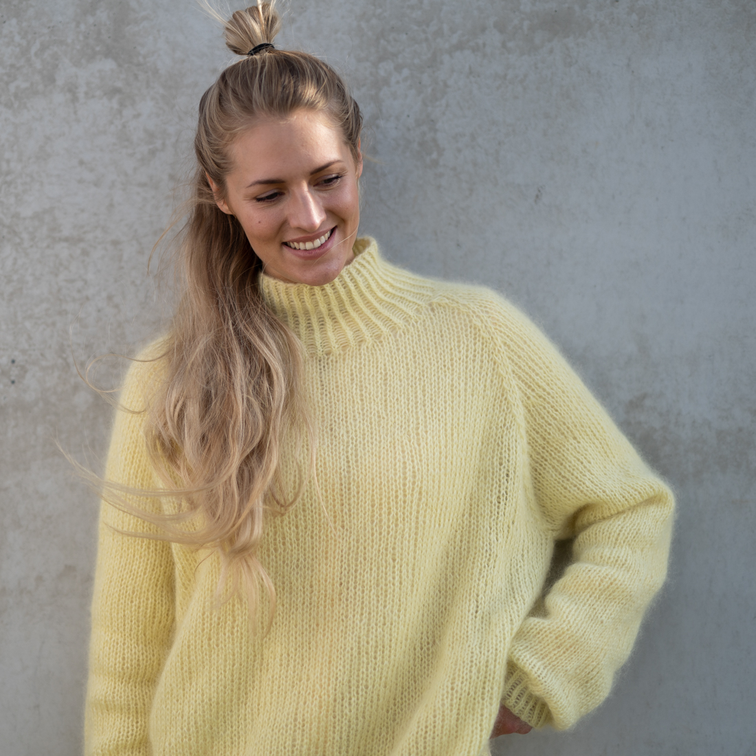 - Lemonade sweater | Turtleneck sweater knitting pattern - by HipKnithop - 09/10/2019