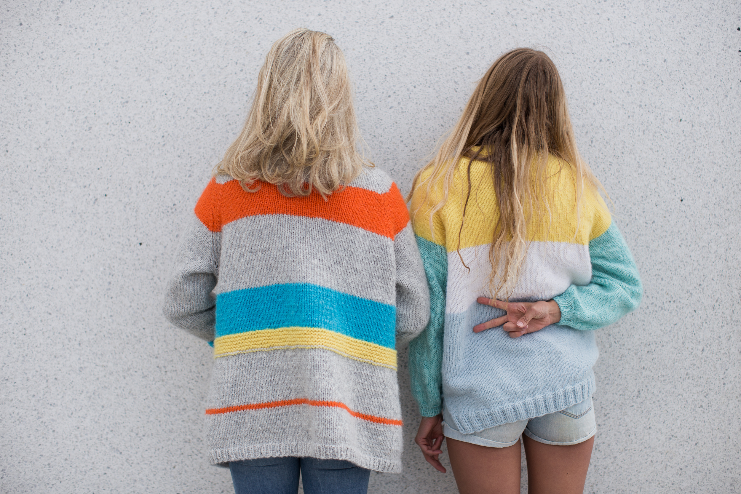 womens knitwear sweater - Jubel jacket | Colorful striped jacket knit pattern by HipKnitShop - 07/11/2019