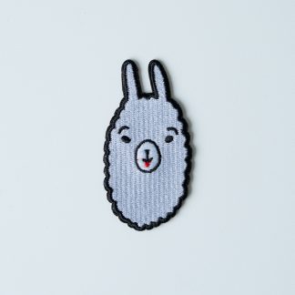 animal patch - Alpaca face embroidery patch | Iron on patch - by HipKnitshop - 07/02/2019