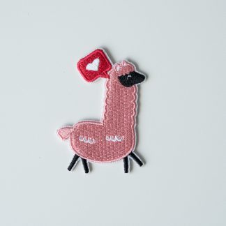 embroidery patches animal - Alpaca love | Embroidery patch knitting - by HipKnitShop - 08/02/2019
