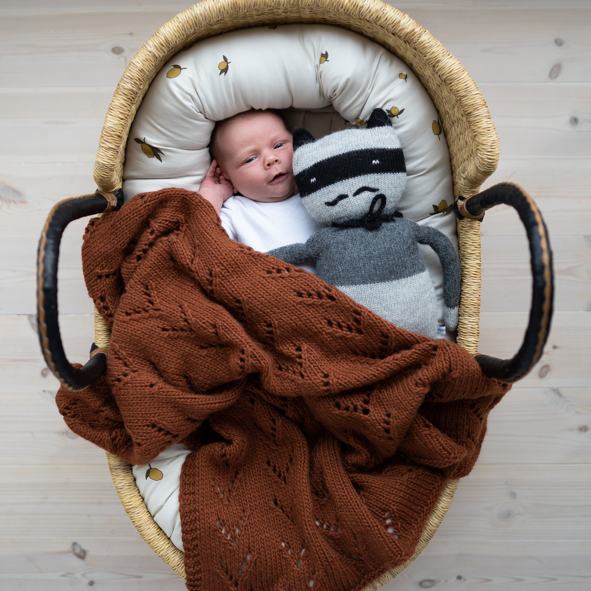  - Bloom blanket | Knitted baby blanket | Knitting kit - by HipKnitShop - 24/11/2020