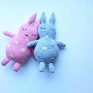 Knitting pattern toy bunny