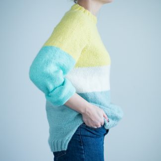 knitting pattern women sweater raglansleeves
