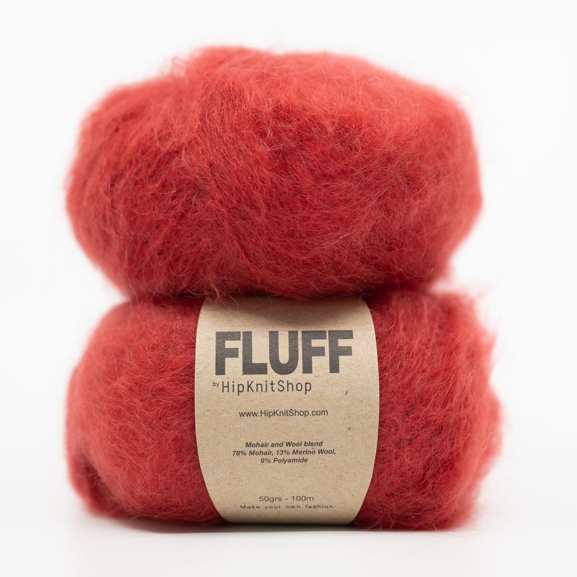  - Berrylicious | Red mohair yarn | Fluff - by HipKnitShop - 14/07/2021