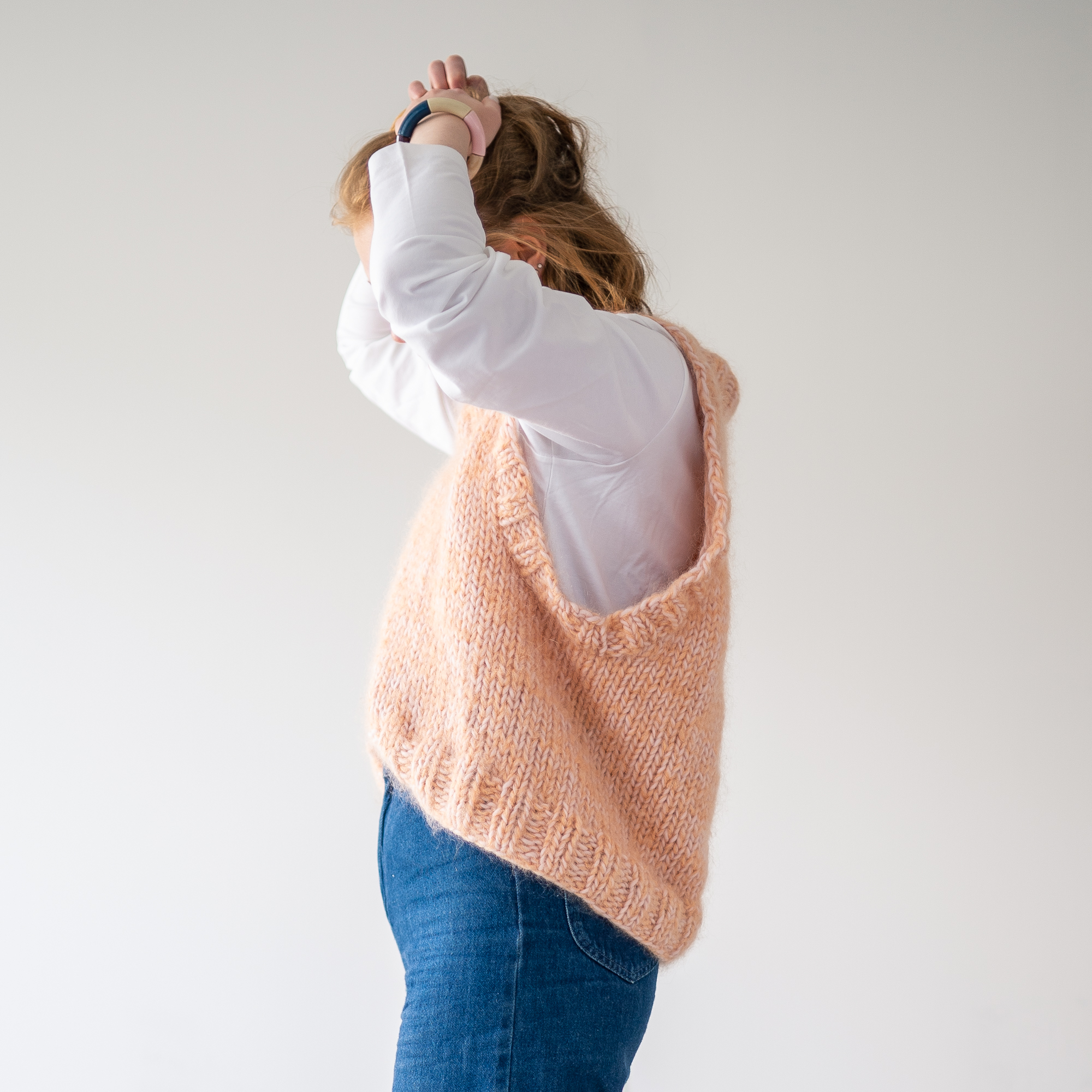  - Hearts Out vest | Slipover women | Knitting kit - by HipKnitShop - 10/08/2021