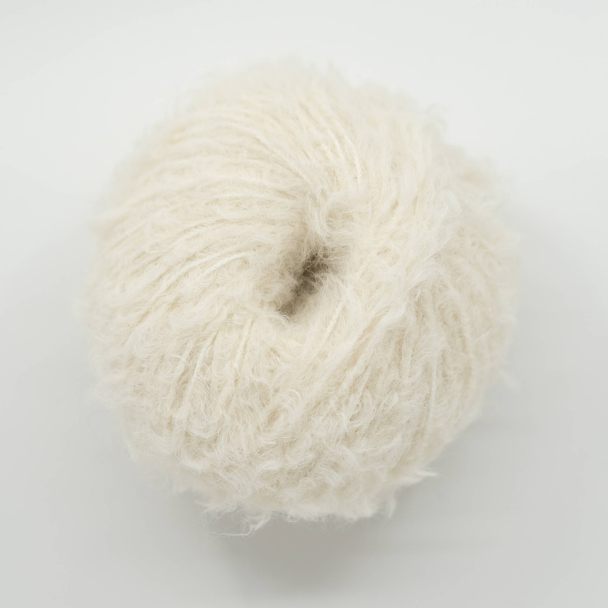  - Fluffy fur yarn | Wild and White wool - by HipKnitShop - 03/09/2021