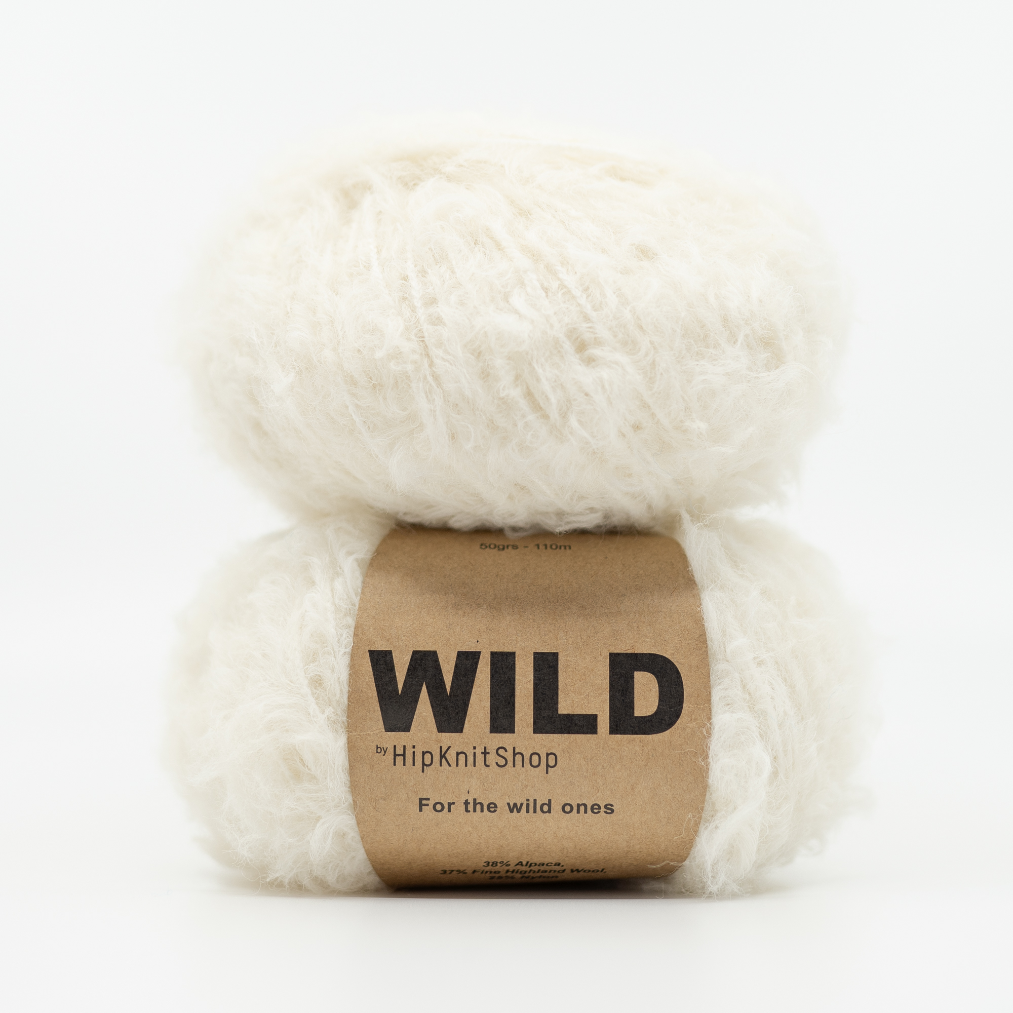  - Fluffy fur yarn | Wild and White wool - by HipKnitShop - 03/09/2021