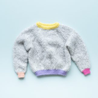  - Wildchild genser | Enkel strikkegenser barn | Garnpakke - av HipKnitShop - 05/09/2021