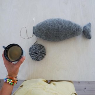  - Mr Fishy | Knitted toy fish | Knitting kit - by HipKnitshop - 08/10/2021