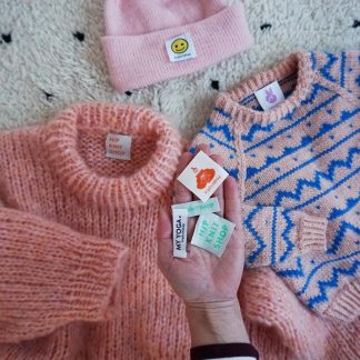  - Knitting label | Yoga lady label for knitwear - by HipKnitShop - 03/01/2022
