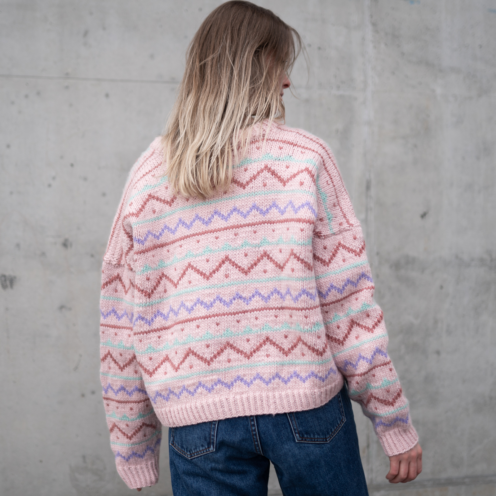  - Tivoli sweater | Sweater with pattern women | Knitting kit by HipKnitShop - 07/02/2022