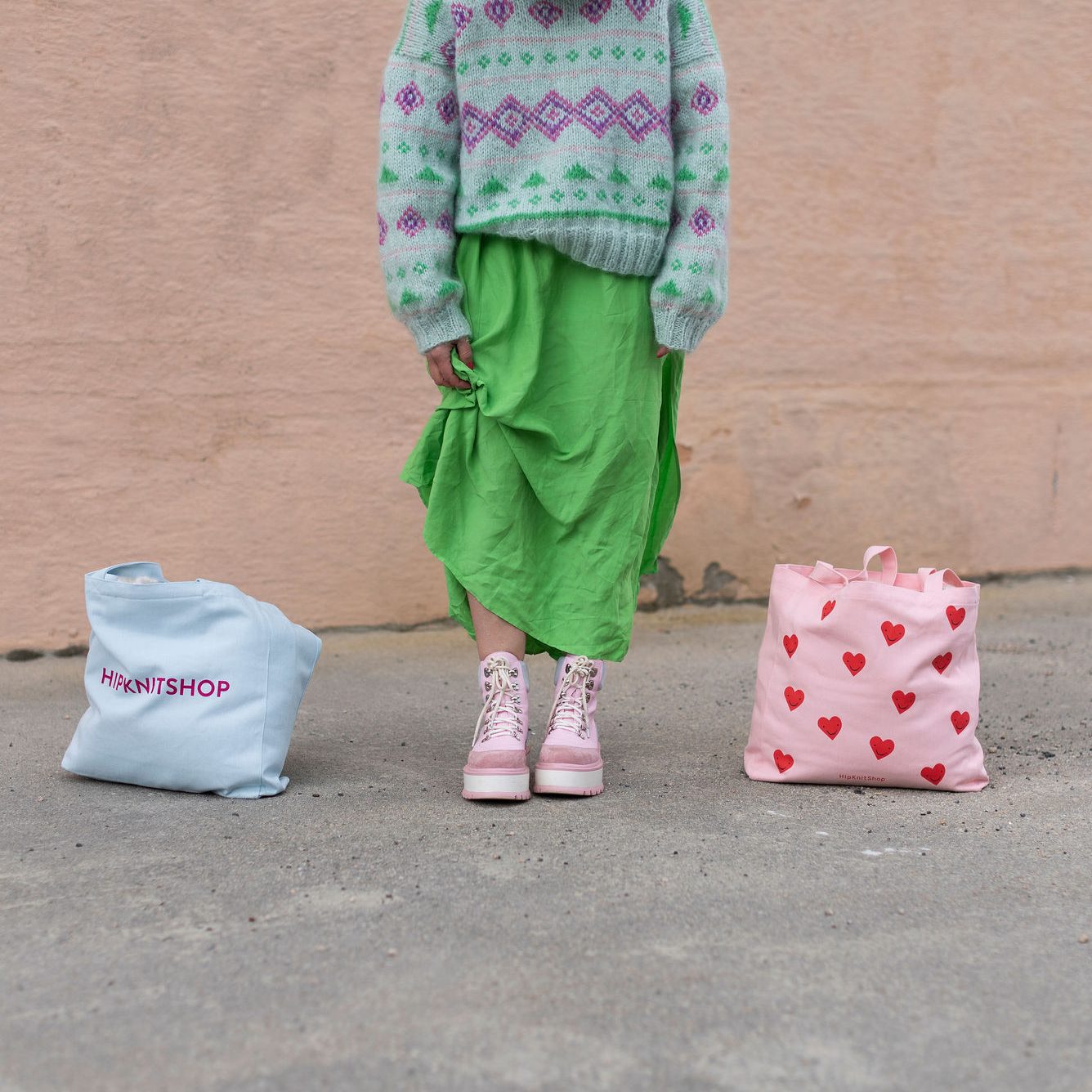  - I knit bag | Big storage bag | Project bag - by HipKnitShop - 25/05/2022