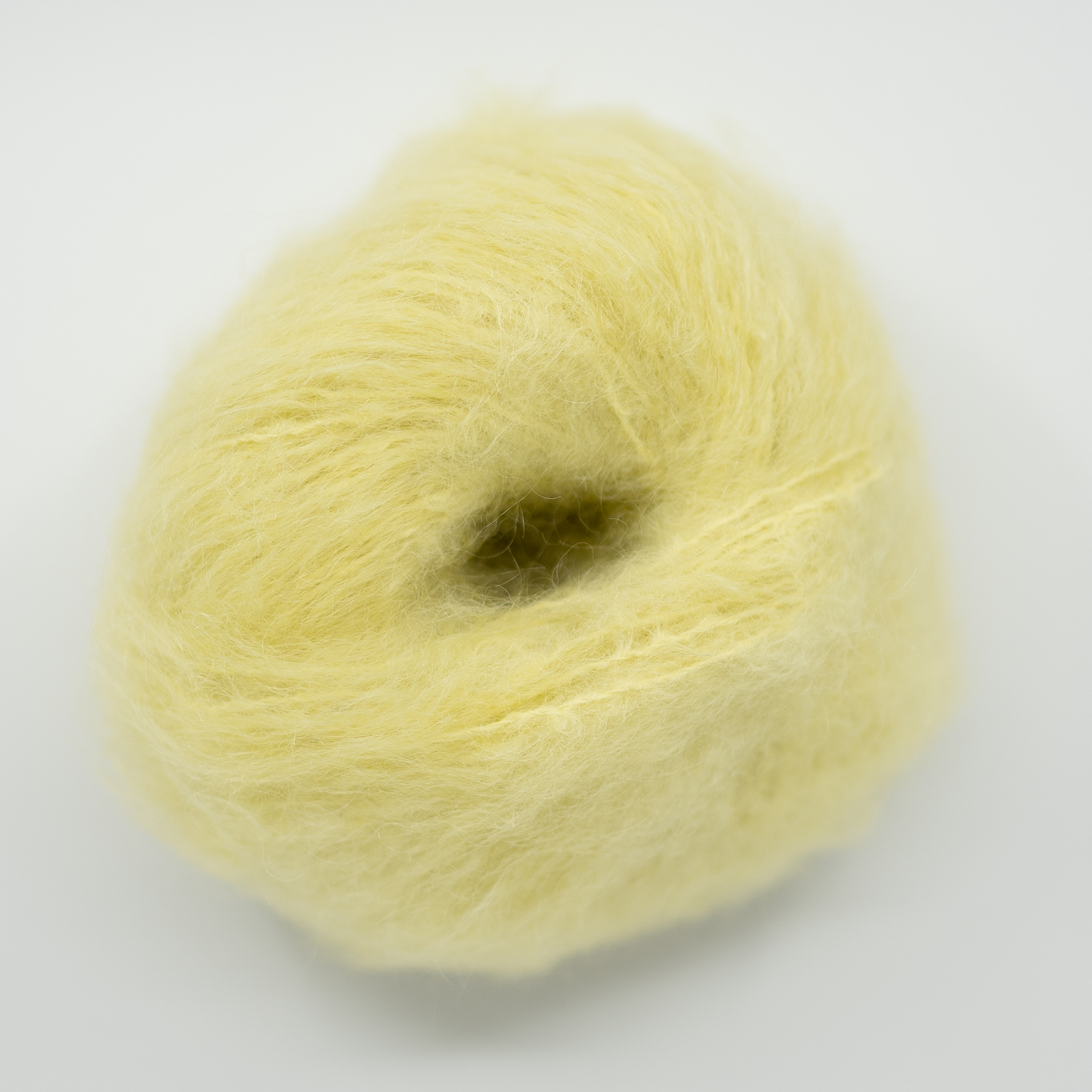  - Lime yellow | yellow mohair yarn | Fluff - by HipKnitShop - 21/09/2022