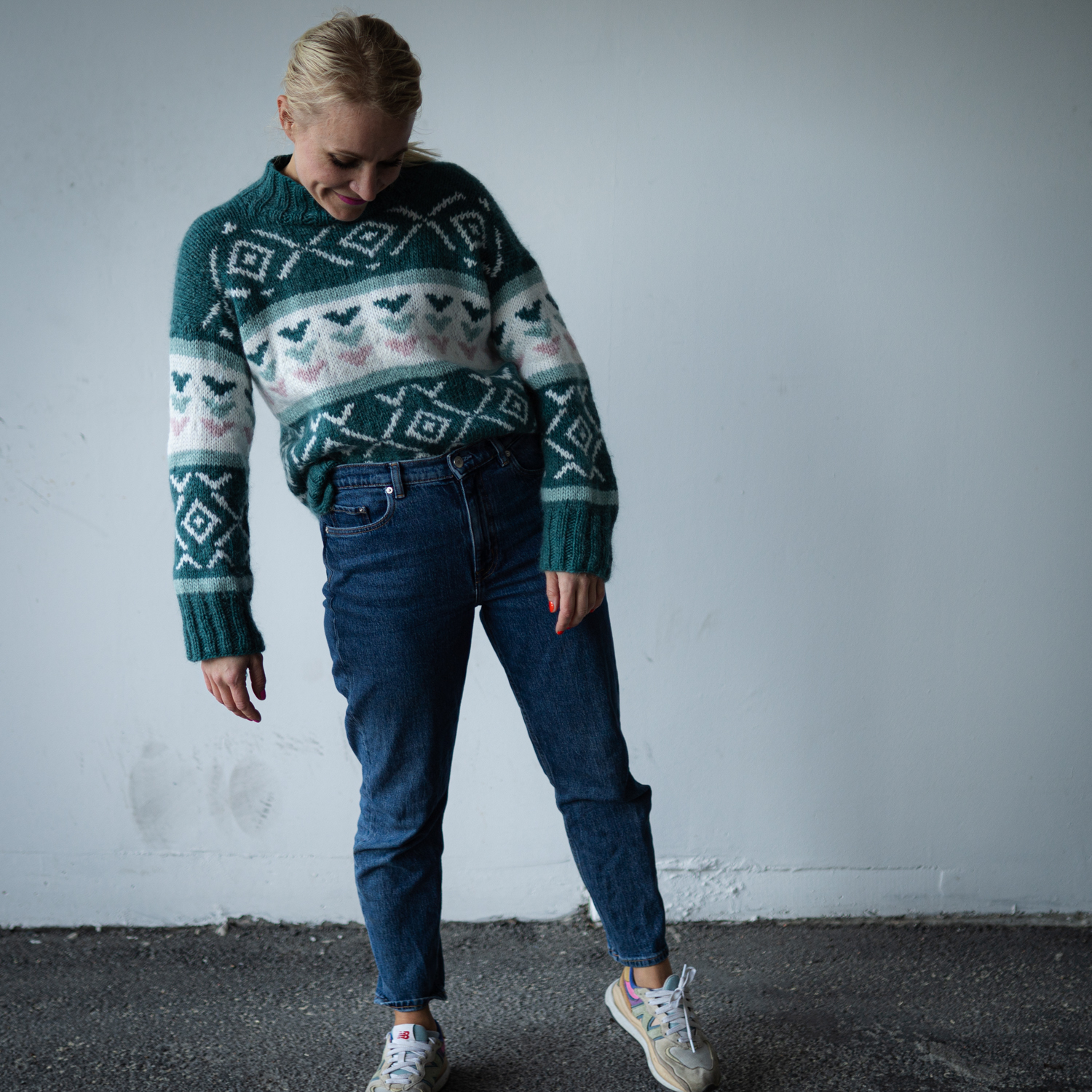  - Folk sweater | Easy pattern sweater women | by HipKnitShop - 28/10/2022