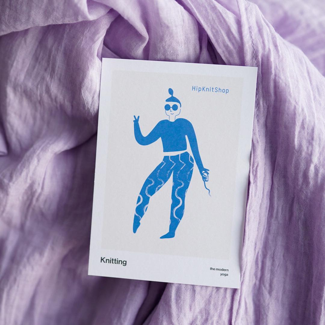  - Knitting card | Postcard & poster knitters | HipKnitShop - 20/01/2023