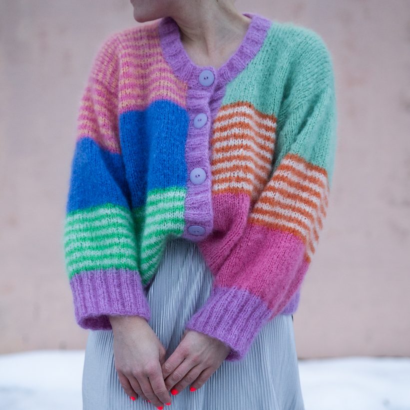  - Sidebyside Cardigan | Colorful knitted jacket | HipKnitShop - 17/01/2023