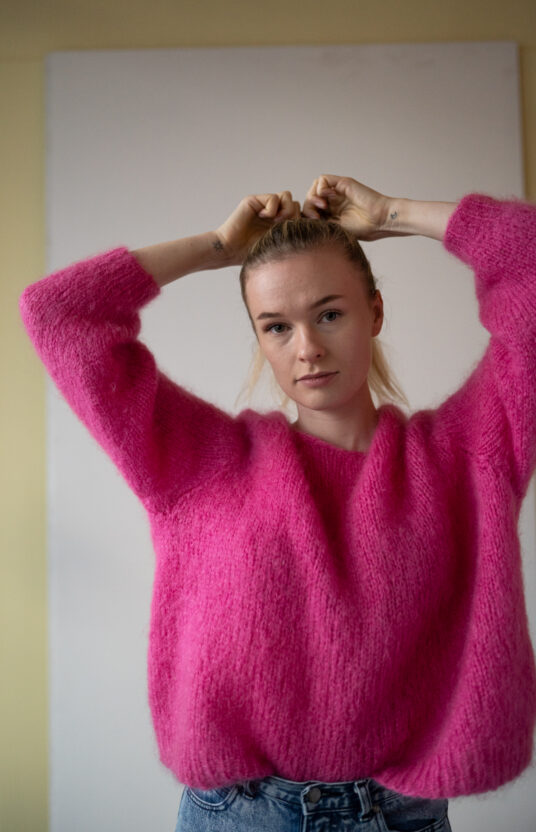 strikkegenser mohair oppskrift enkel genser dame american dreams genser