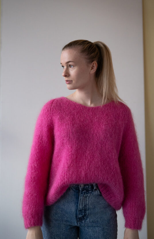 strikkegenser mohair oppskrift enkel genser dame american dreams genser