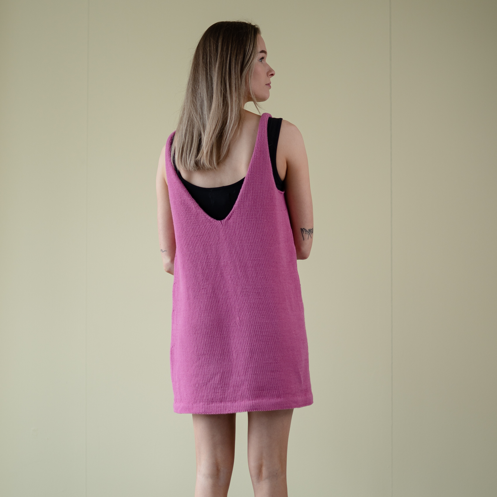  - Sigrid | Knitted cotton dress women | HipKnitShop - 27/04/2023
