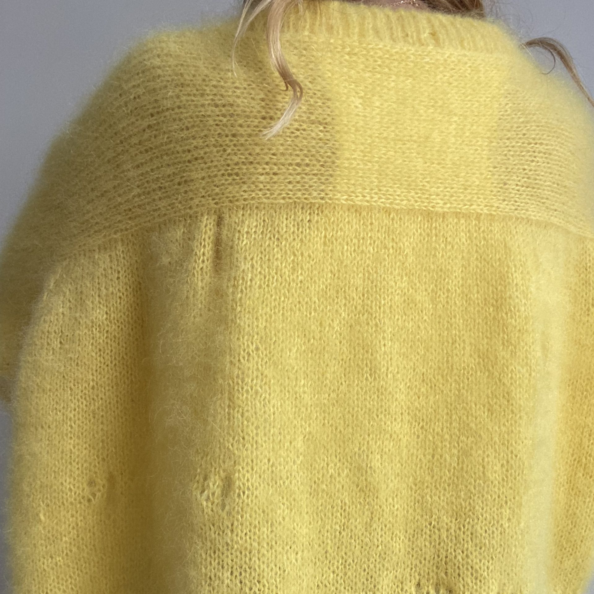 Knitted jacket pattern women | Gilet Jaune | HipKnitShop