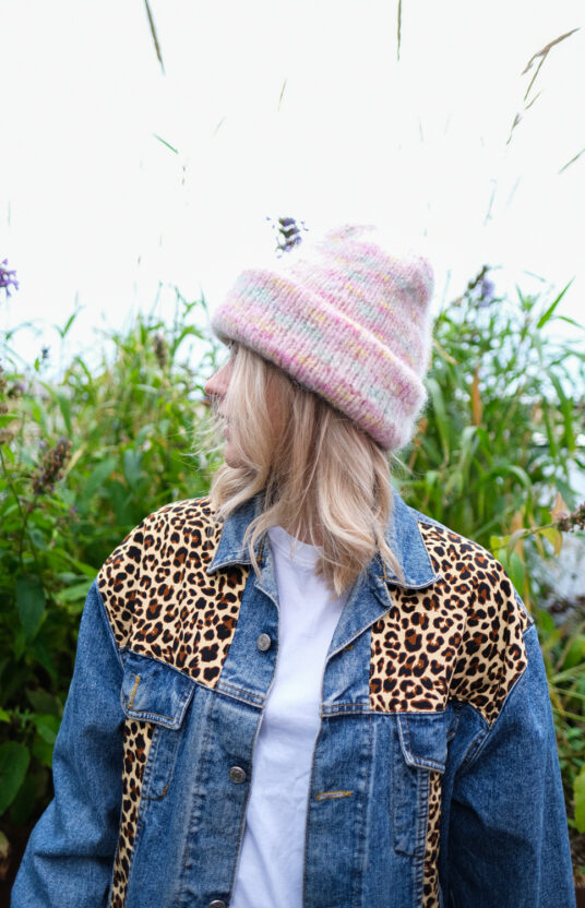 chunky beanie colorful knitting pattern and yarn inspiration beanie