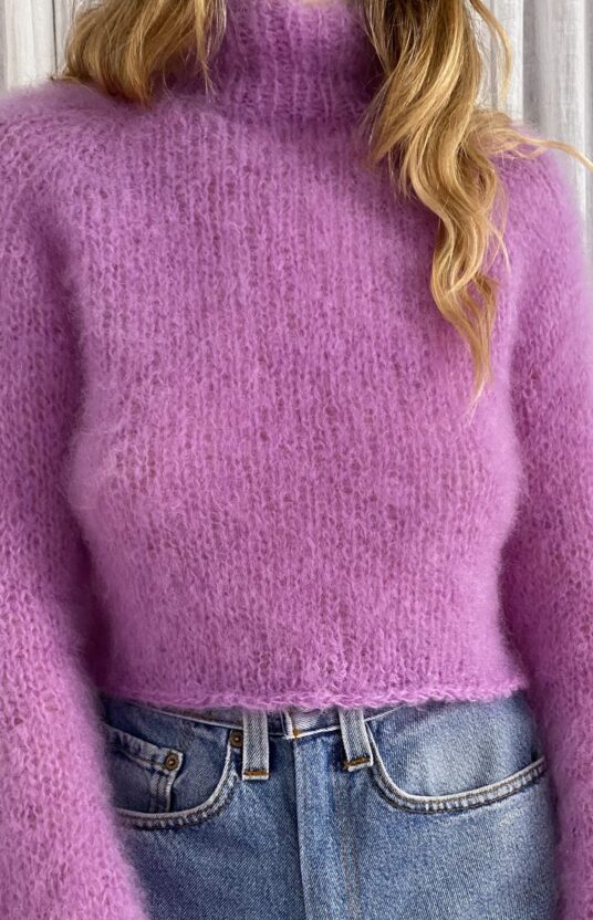 Knitting pattern mohair pullover women nina sweater le pull