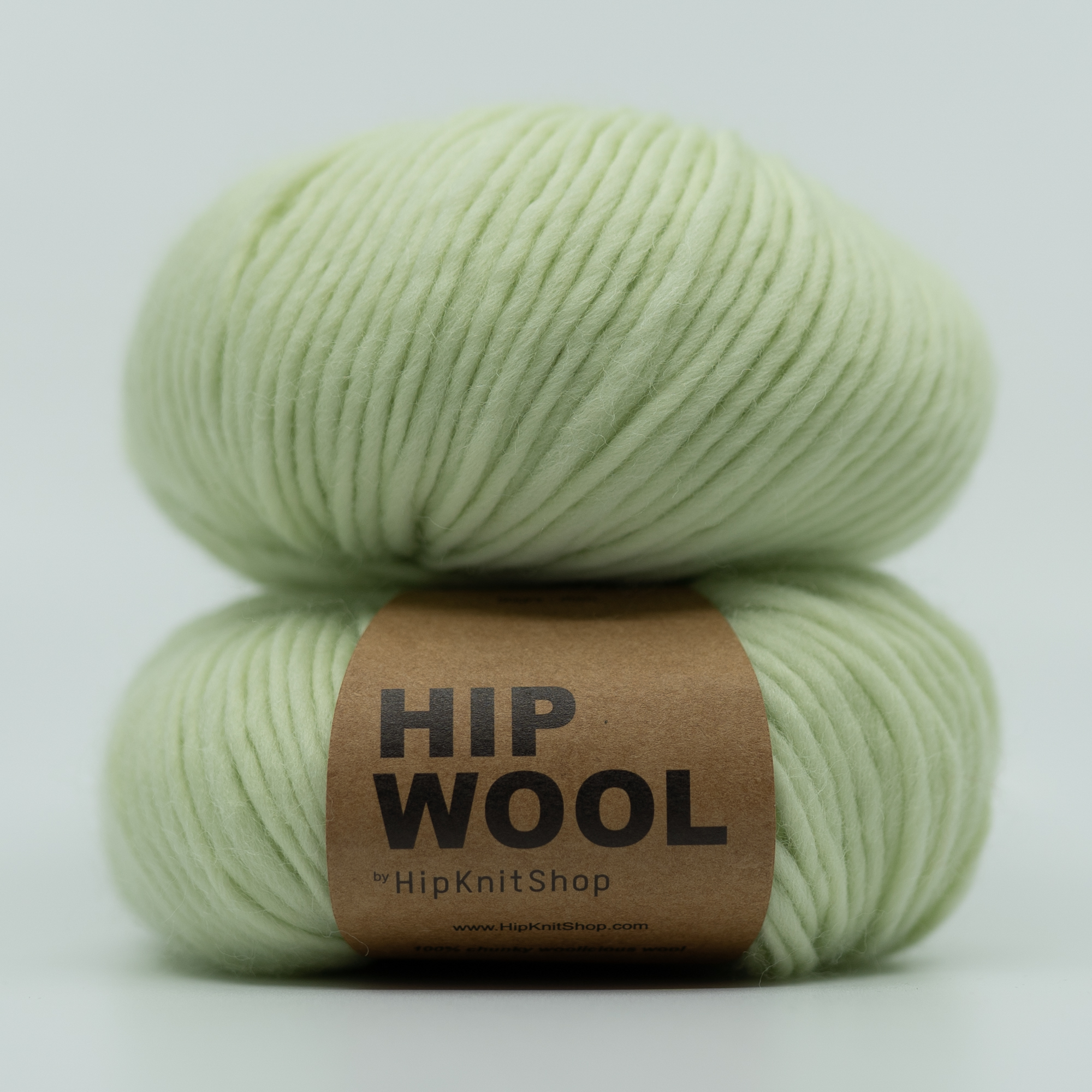 lys grønn garn hip wool nettbutik fargerikt garn