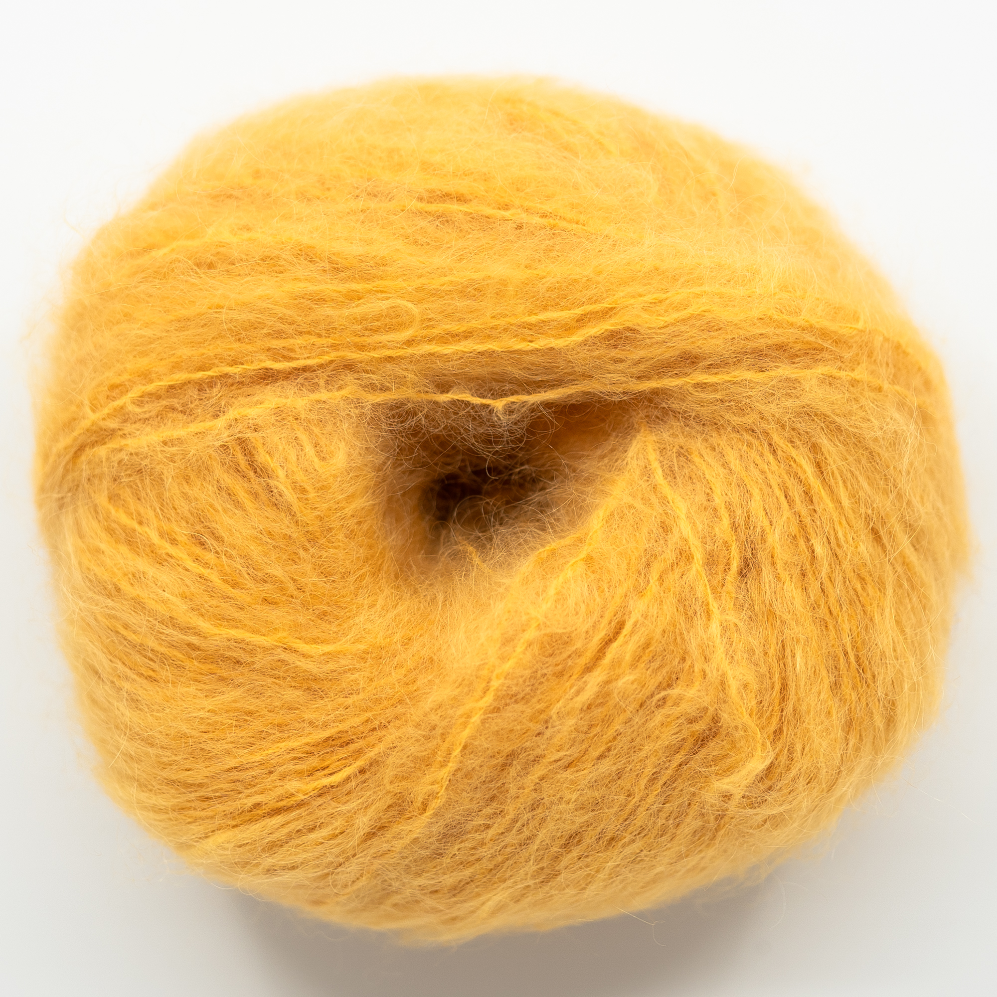 fluff mohair yarn colourful chunky mohair orange