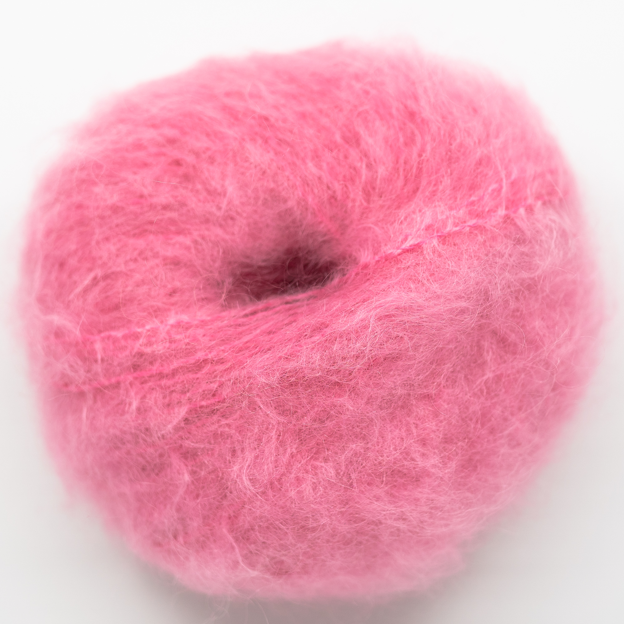 rosa fargerik mohair garn nettbutikk fluff mohair