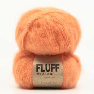 fluff mohair yarn colourful chunky mohair orange