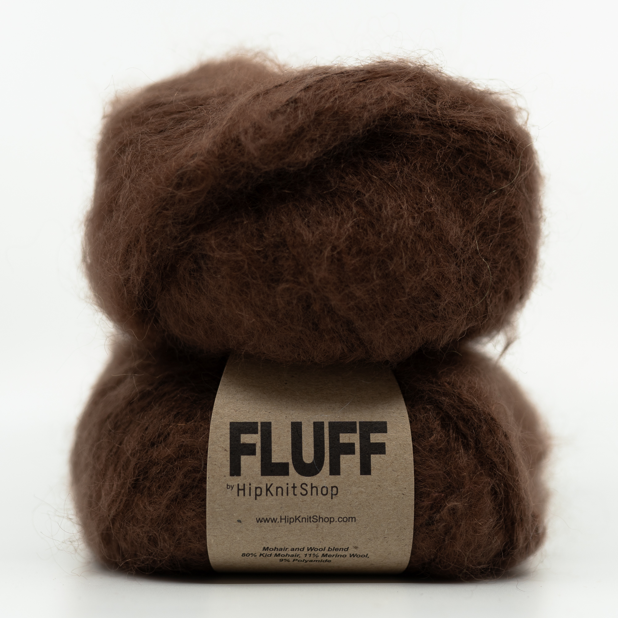 chunky mohair yarn brown webshop