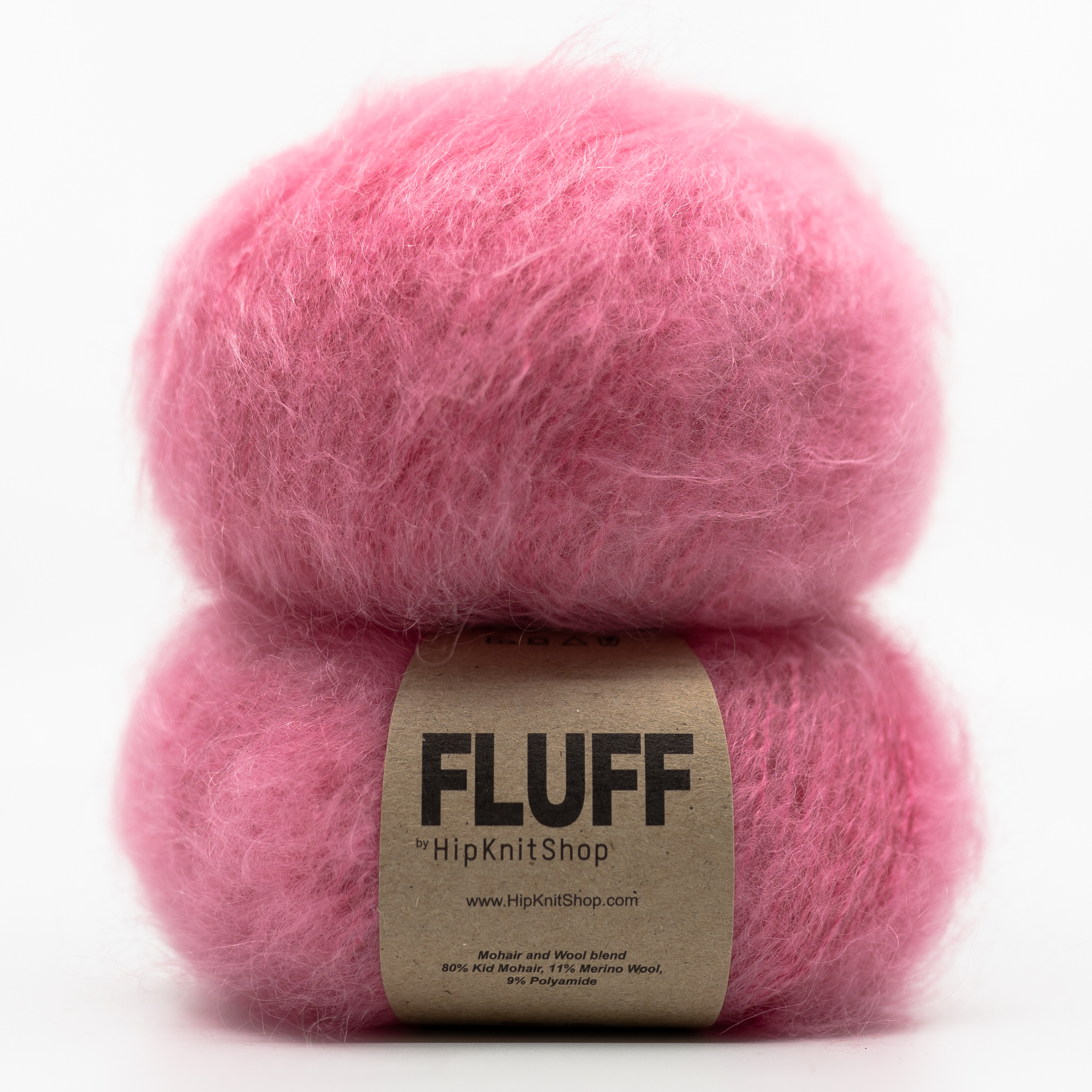 rosa fargerik mohair garn nettbutikk fluff mohair