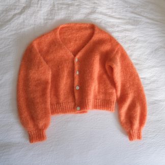 knitted cardigan fluff mohair pattern