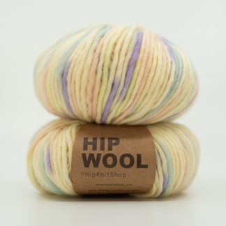 håndfarget garn hip wool pastellfarger